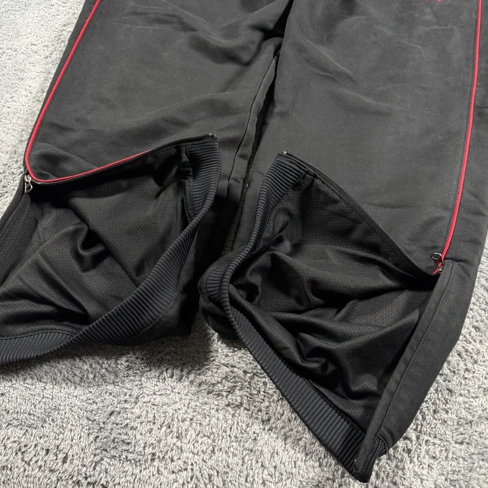 VTG Y2K Jordan 23 Rare Baggy Wide Leg‎ Sueded Track Joggers Pants Heavy Size XL